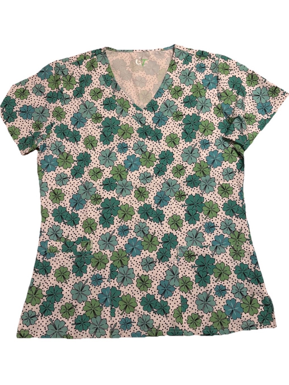 Women’s Set Of 3 Holiday Scrubs (Christmas, Easter & St Patrick’s Day - Size Med - Picture 4 of 4